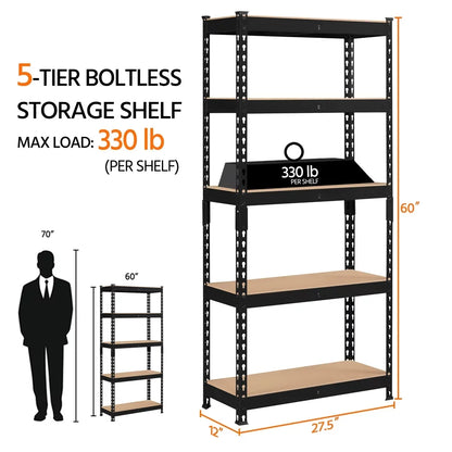 Adjustable Metal Shelves