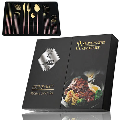 Stainless steel cutlery set