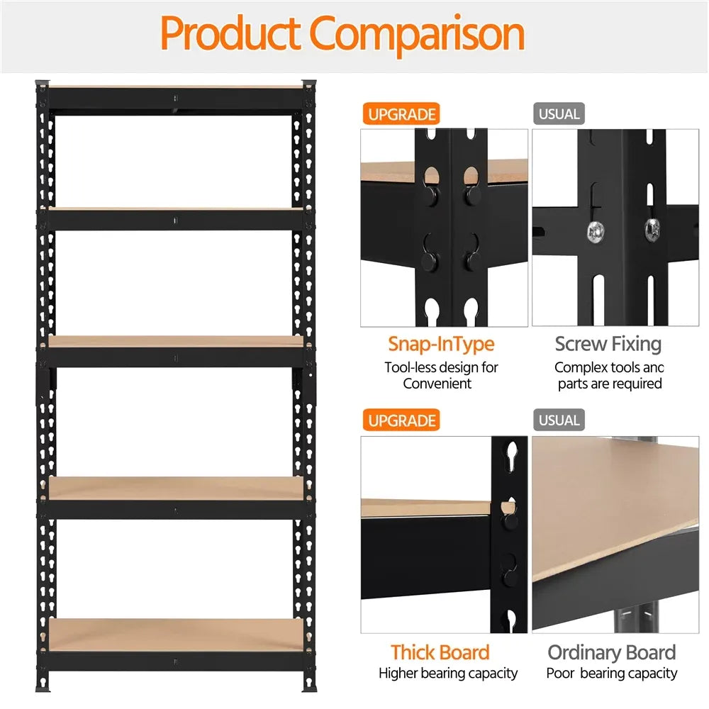 Adjustable Metal Shelves