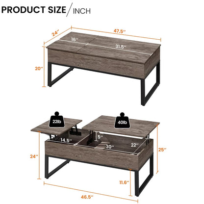 Coffee Table with Hidden Storage