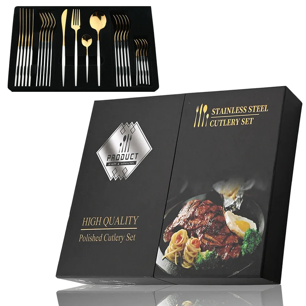 Stainless steel cutlery set