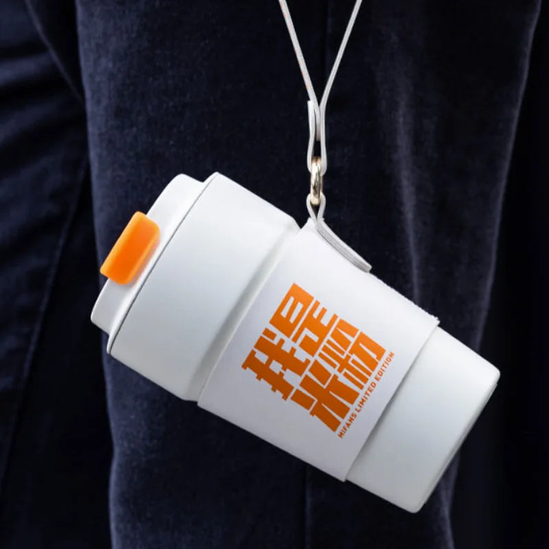 portable thermal coffee cup