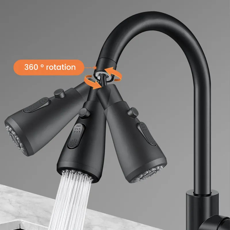 Rotating Faucet Nozzle