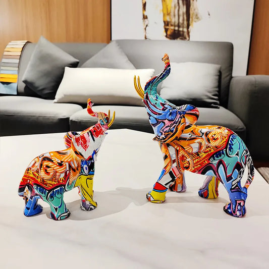 Decorative elephant statue